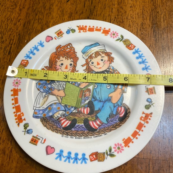Oneida vintage Raggedy Ann and Andy plate and cup. - Picture 7 of 7